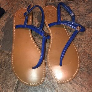 Royal blue Tory Burch sandals